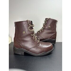 Mountain Horse Riding Boots Women’s US 6 Brown Leather Ankle Back Zip #1375